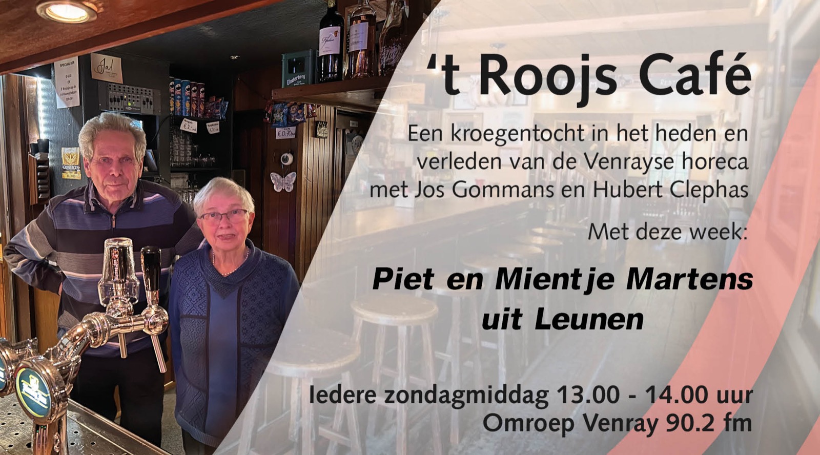 't Roojs Cafe Piet en Mientje Martens uit Leunen