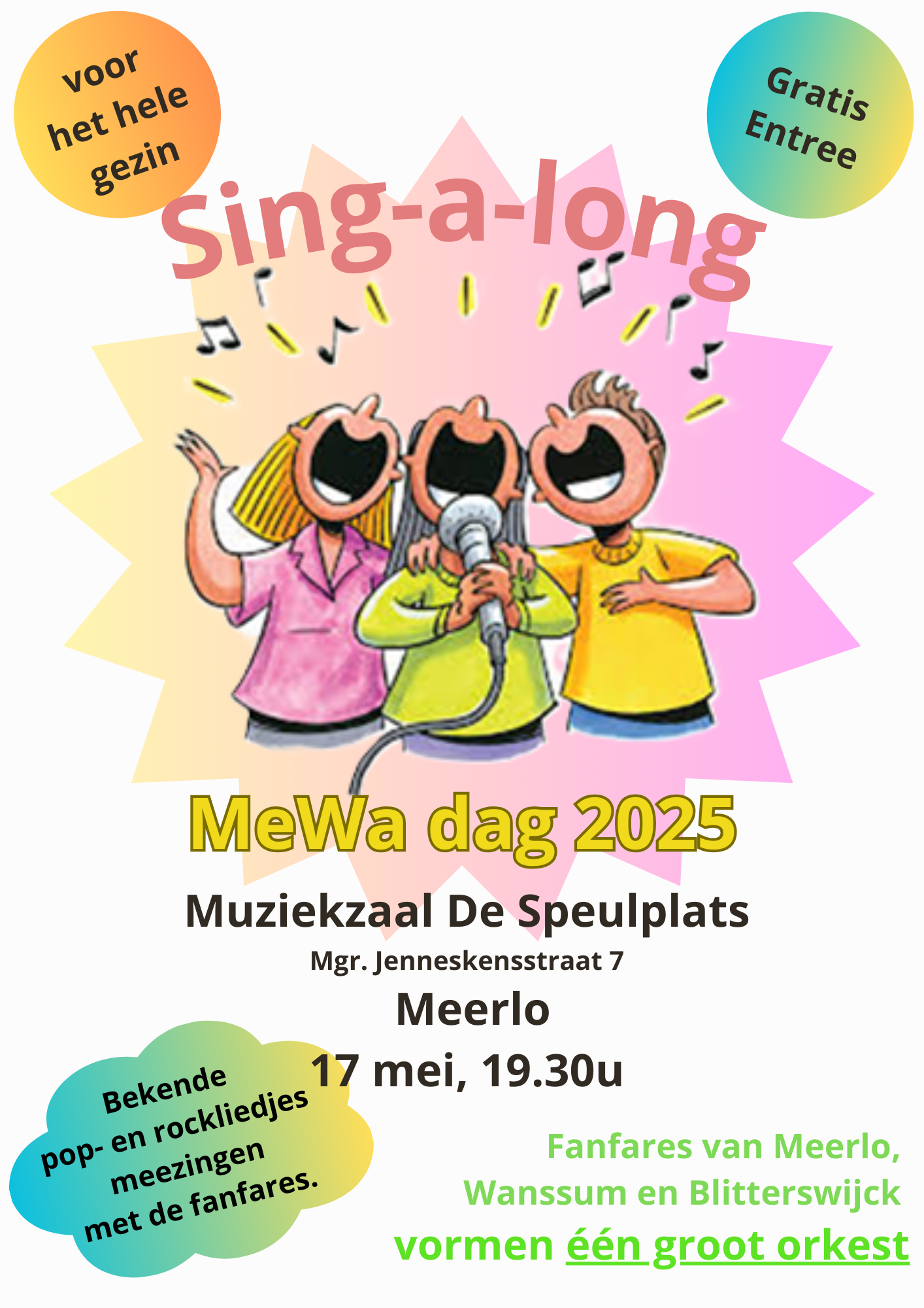 Flyer Sing a long