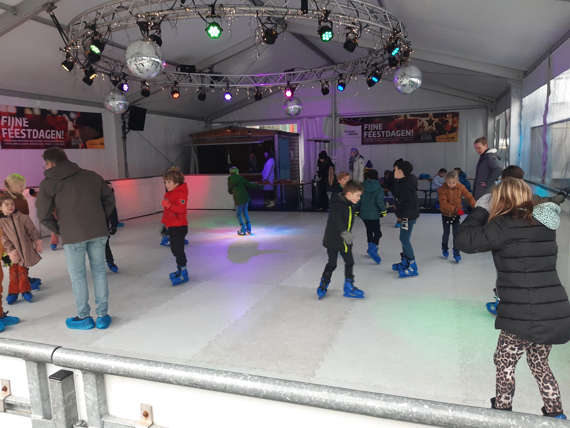 gelukkig kon er weer geschaatst worden