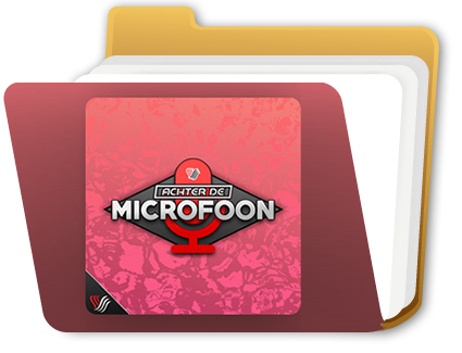 achter de microfoon