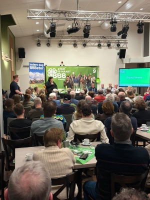 impressie vanuit de zaal