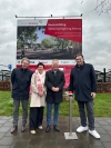 Onthulling bouwbord station