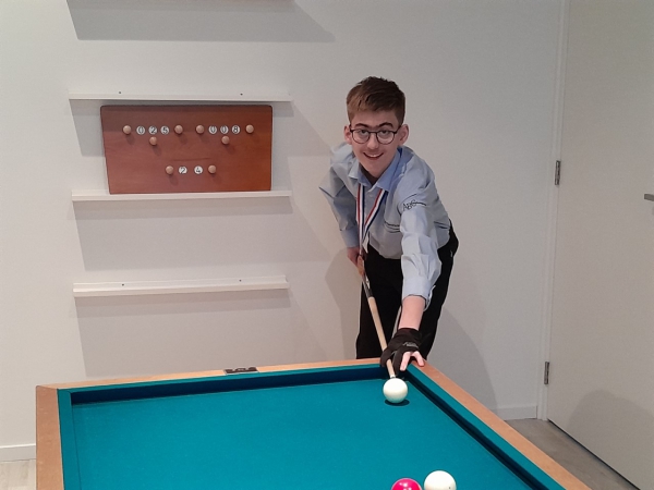 Dylan Sanders (13) uit Oirlo wordt Nederlands kampioen jeugd libre 2e klasse