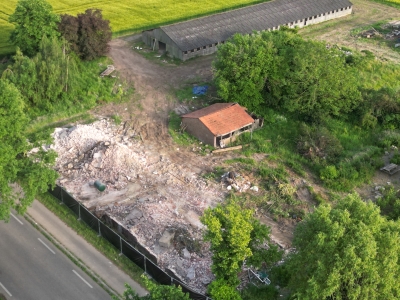 Sloop voormalige boerderij Horsterweg in Castenray