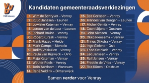 kandidaten VVD Venray