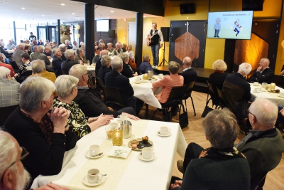 Ontvangst gouden bruidsparen in de Schouwburg