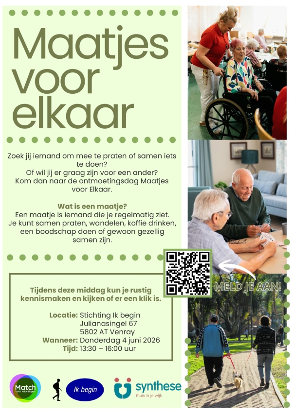 Poster Maatjes voor Elkaar