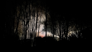 Hevige brand in Zooparc Overloon