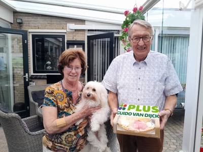 Afgelopen zaterdag ging de vlaai naar: Harry de Boer