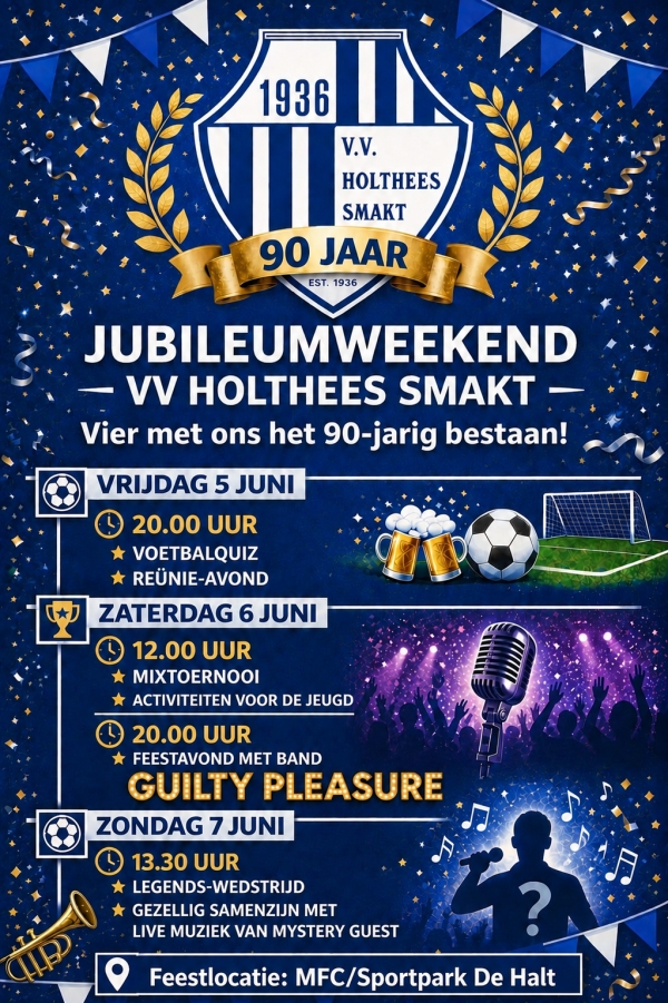 90 jaar voetbalclub Holthees/Smakt