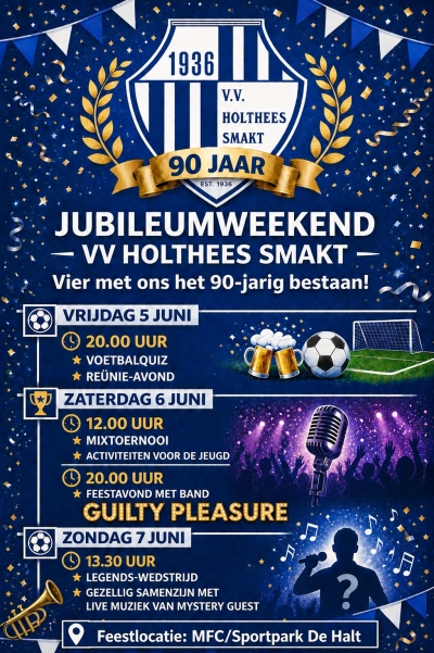 90 jaar voetbalclub Holthees/Smakt