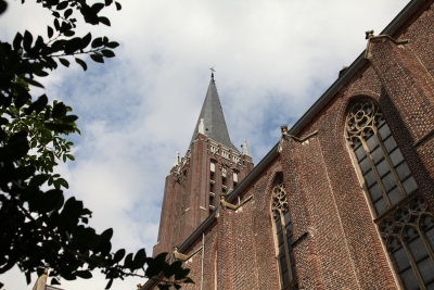 Stiltemoment tijdens sportieve wandeltocht