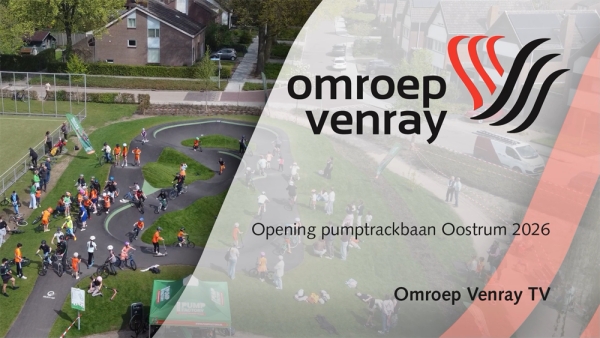 Opening pumptrack en koningsspelen Oostrum 2026 (Video)