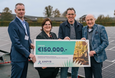 Eerste solarpark op land geopend in gemeente Venray