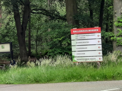 Aanleg van werkpaden in Ballonzuilbossen voor bescherming van de natuur