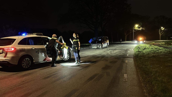 Busje botst tegen boom nabij Castenray