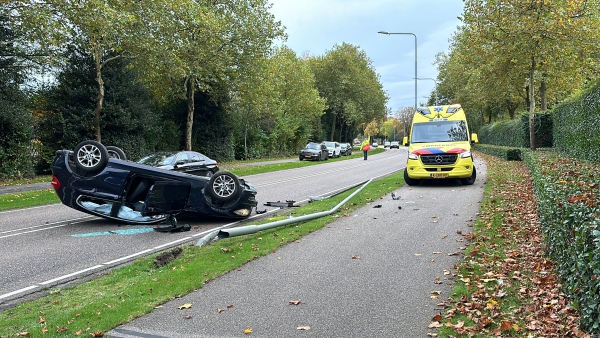auto op de kop