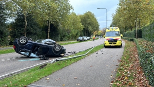 auto op de kop