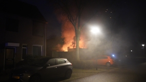 Woningbrand bij hoekwoning in Landweert te Venray