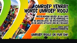 Omroep Venray wordt weer Umroep Rooj.