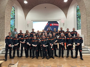 Vrijwilligersmedaille voor 24 brandweervrijwilligers in Venray