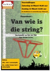 poster Van wie is die string