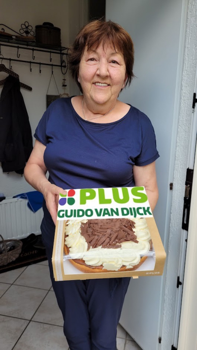 Afgelopen zaterdag ging de vlaai naar: Thea Verstappen