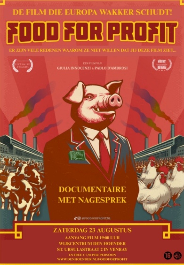 Indrukwekkende documentaire over de vleesindustrie: Food for Profit