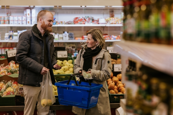 supermarktbezoek