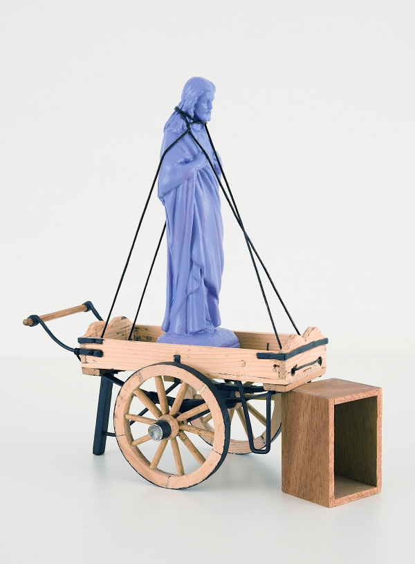 Jan Tregot op weg naar het atelier