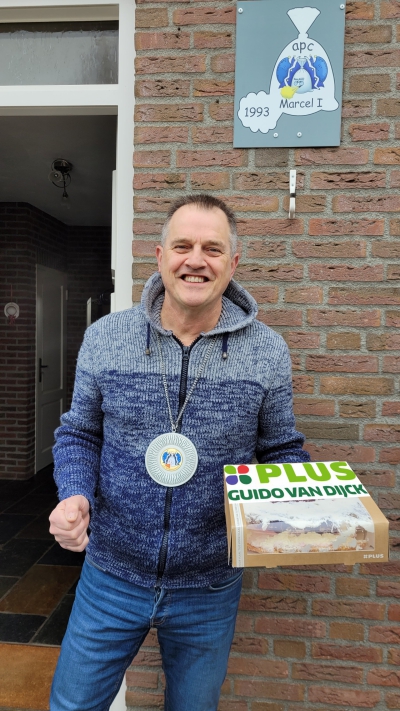 Afgelopen zaterdag ging de vlaai naar: Marcel Deenen