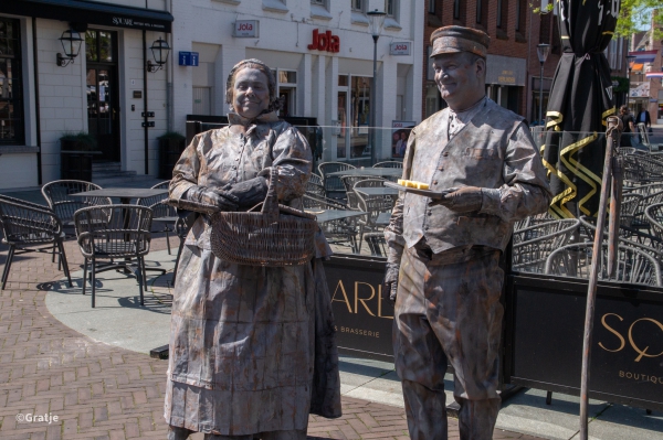 Living Statues in centrum Venray