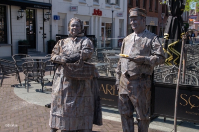 Living Statues in centrum Venray