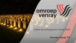 Lichtjes op oorlogsgraven te Venray 2025 (Video)