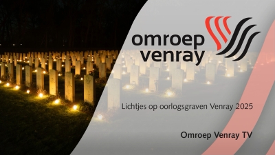 Lichtjes op oorlogsgraven te Venray 2025 (Video)