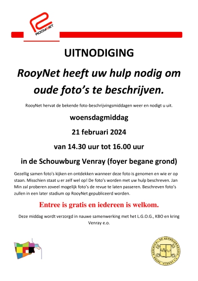 Uitnodiging Rooynet