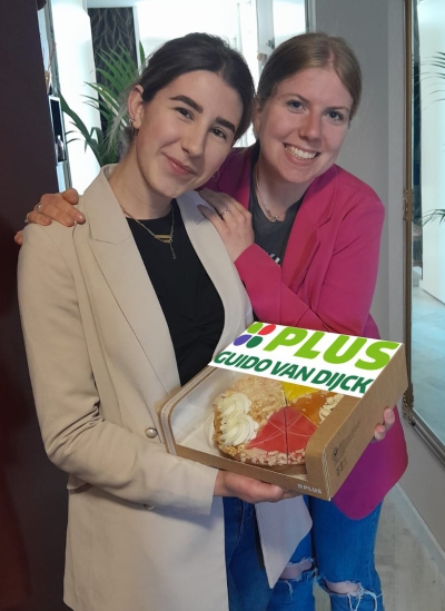 Afgelopen zaterdag ging de vlaai naar:  Femke Goossens