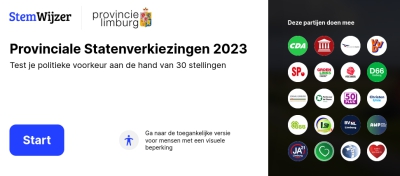 StemWijzer voor de Provinciale Statenverkiezingen in Limburg online