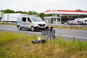 Ruim 140 bekeuringen per uur tijdens snelheidscontrole