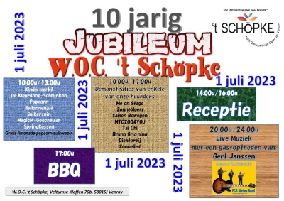 10 jarig bestaan wijkcentrum Veltum