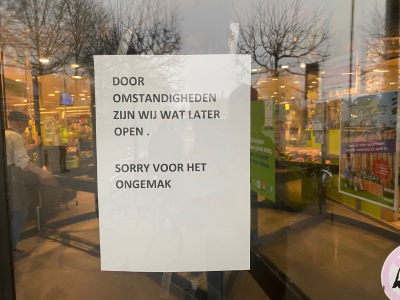 Overval op Plus supermarkt