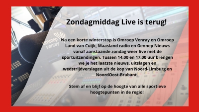zondagmiddag Live