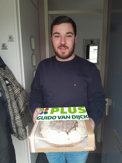 Afgelopen zaterdag ging de vlaai naar: Stefano Kupers