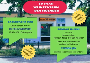 Jubileumfeest wijkcentrum 'Den Hoender"