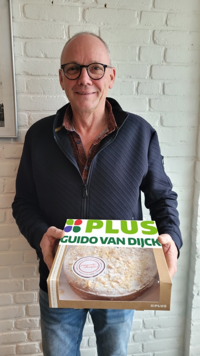 Afgelopen zaterdag ging de vlaai naar: Sjaak Rongen