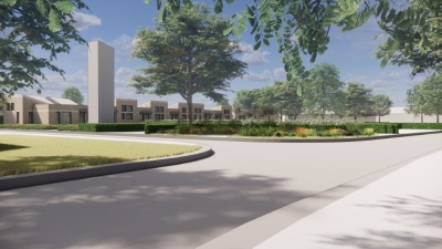 8 levensloopbestendige woningen op huidige locatie kerk in Heide.