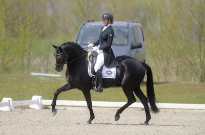 Margje Janssen met Elma, Young Rider 