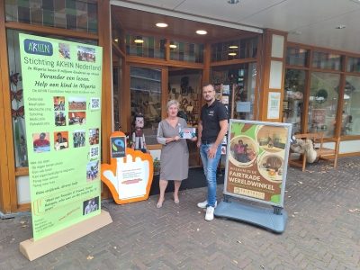 Fairtradeprijs geschonken aan goed doel