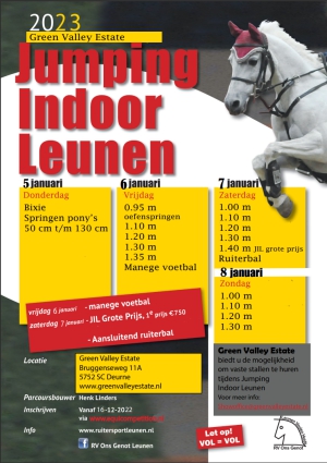 Jumping Indoor Leunen verhuist naar Deurne