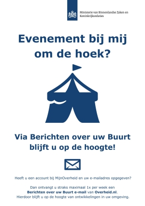 Vanaf 15 april &#039;Berichten over uw Buurt&#039; in uw mail